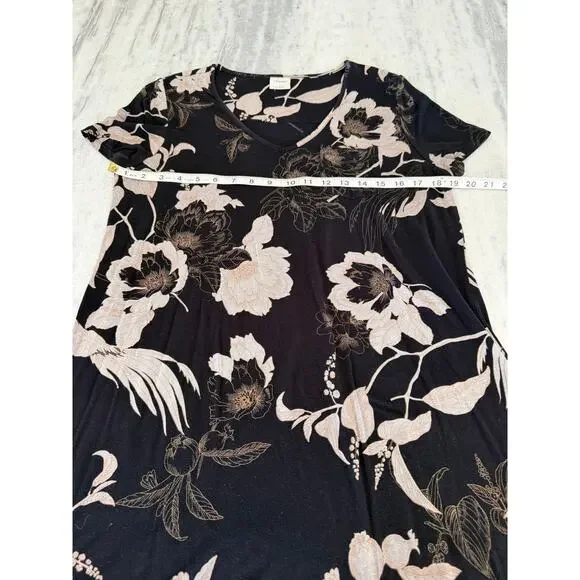 Soma Floral Print Nightgown Women’s Size Small Soft Comfy Loungewear - Picture 6 of 7